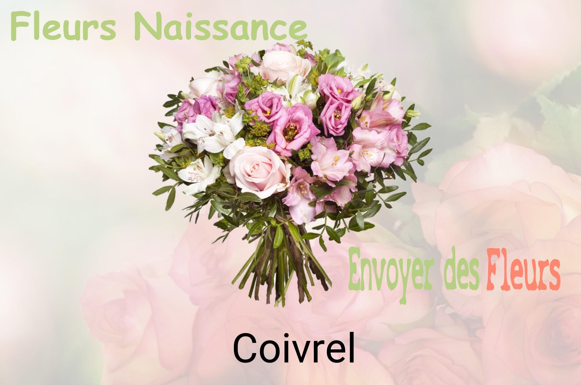 Bouquet de fleurs de naissance livré à Coivrel